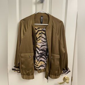Gold Marla Wynne Bomber Jacket